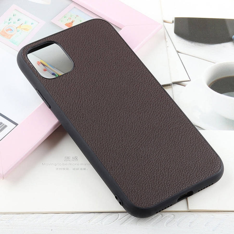 Bead Texture Genuine Leather Protective Case, For iPhone 11, For iPhone 11 Pro, For iPhone 11 Pro...