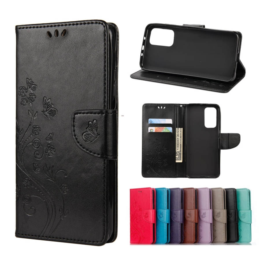 Butterflies Love Flowers Embossing Horizontal Flip Leather Case with Holder & Card Slots & Wallet...