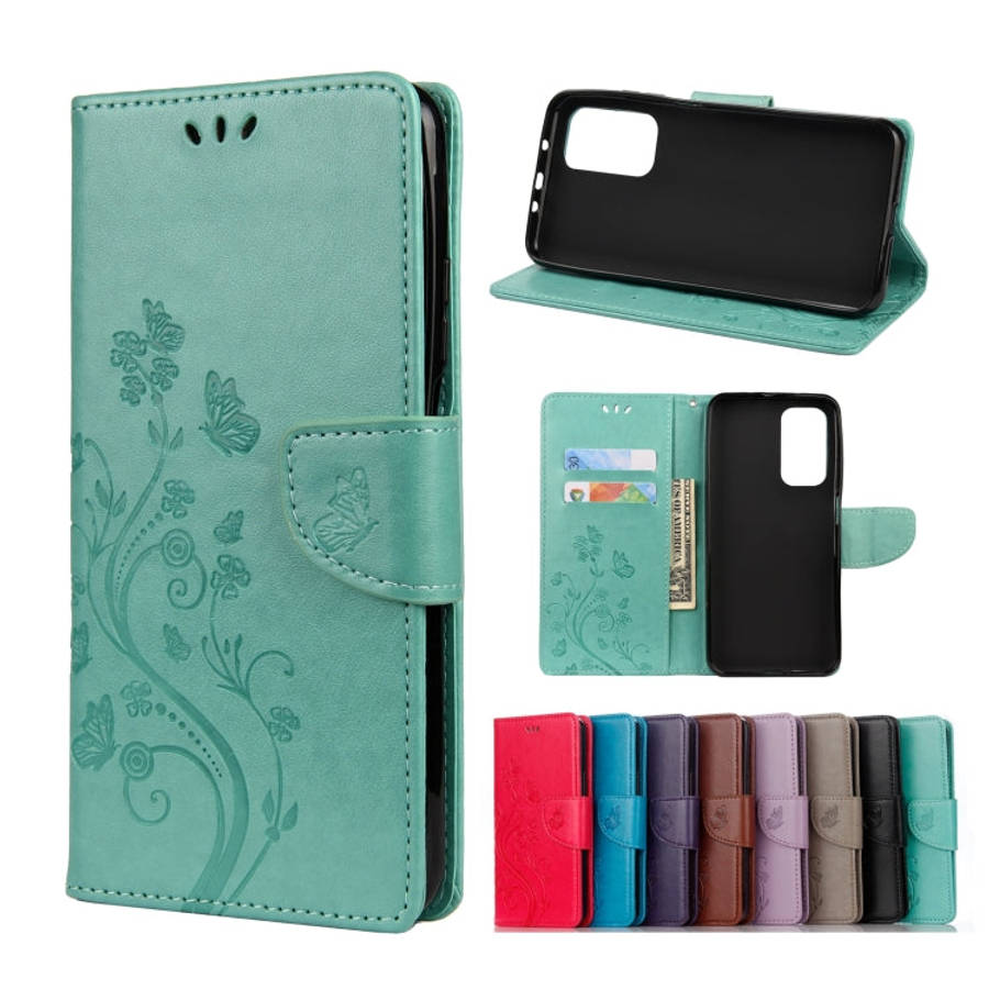 Butterflies Love Flowers Embossing Horizontal Flip Leather Case with Holder & Card Slots & Wallet...