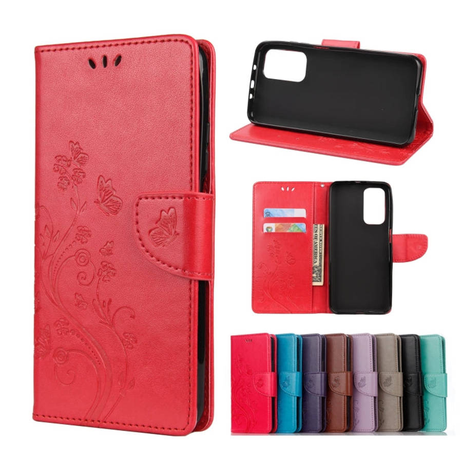 Butterflies Love Flowers Embossing Horizontal Flip Leather Case with Holder & Card Slots & Wallet...