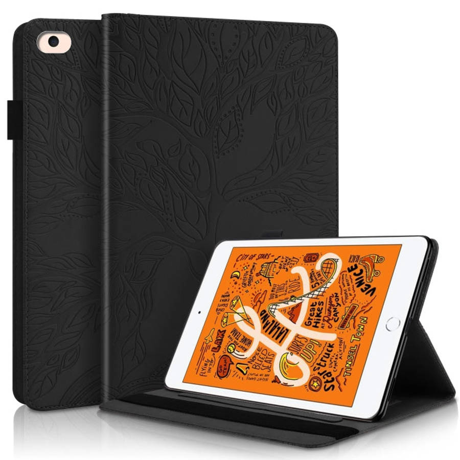 Life Tree Series Horizontal Flip Leather Case with Holder & Card Slots & Pen Slot & Sleep / Wake-...