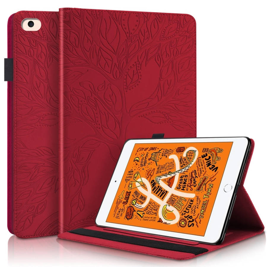 Life Tree Series Horizontal Flip Leather Case with Holder & Card Slots & Pen Slot & Sleep / Wake-...