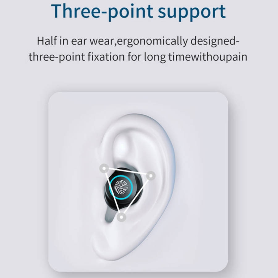 M17 Bluetooth 5.1 LED Display Screen Touch Waterproof Wireless Bluetooth Earphone with Charging B...