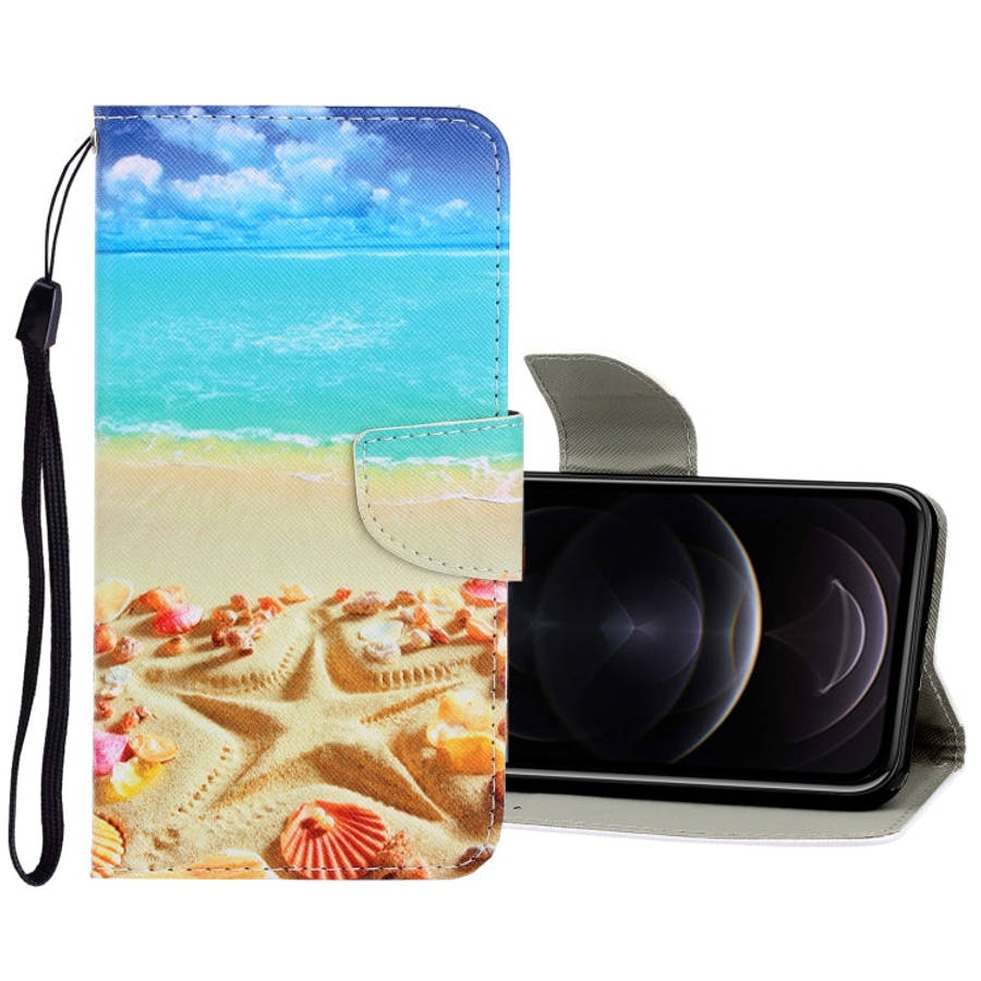 3D Colored Drawing Horizontal Flip PU Leather Case with Holder & Card Slots & Wallet, For iPhone ...