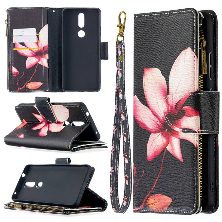 Colored Drawing Pattern Zipper Horizontal Flip Leather Case with Holder & Card Slots & Wallet, Fo...
