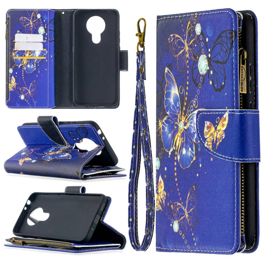 Colored Drawing Pattern Zipper Horizontal Flip Leather Case with Holder & Card Slots & Wallet, Fo...