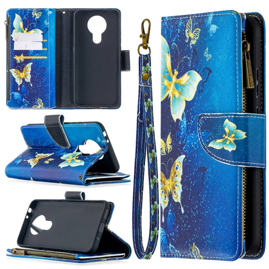 Colored Drawing Pattern Zipper Horizontal Flip Leather Case with Holder & Card Slots & Wallet, Fo...