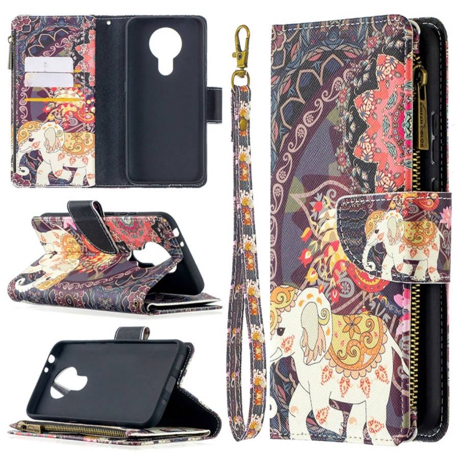 Colored Drawing Pattern Zipper Horizontal Flip Leather Case with Holder & Card Slots & Wallet, Fo...