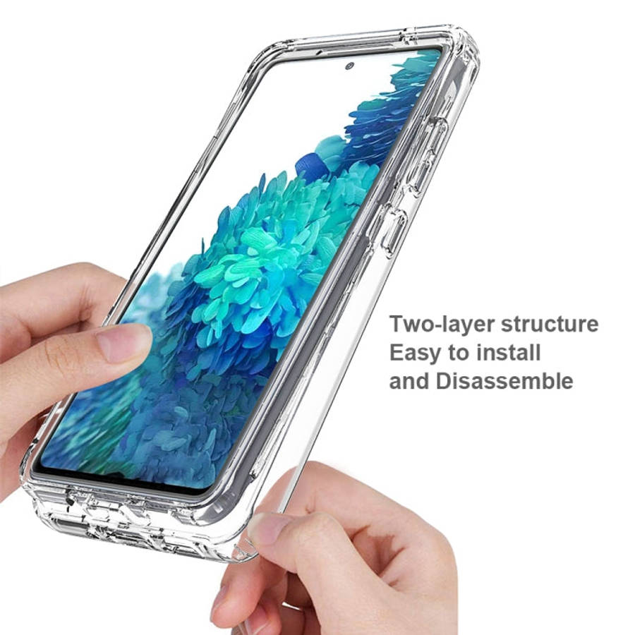 Shockproof  High Transparency Two-color Gradual Change PC+TPU Candy Colors Protective Case, For S...