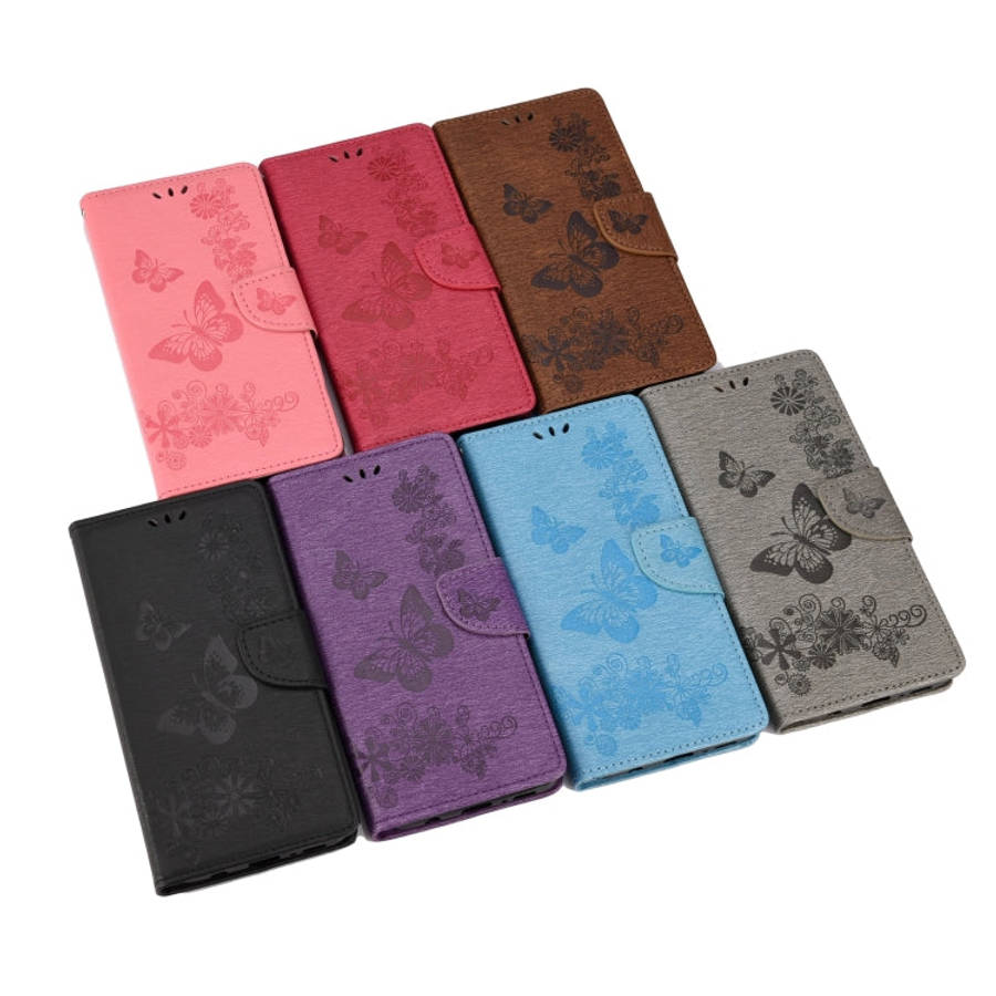 Butterflies Embossing Horizontal Flip Leather Case with Holder & Card Slots & Wallet, For Samsung...