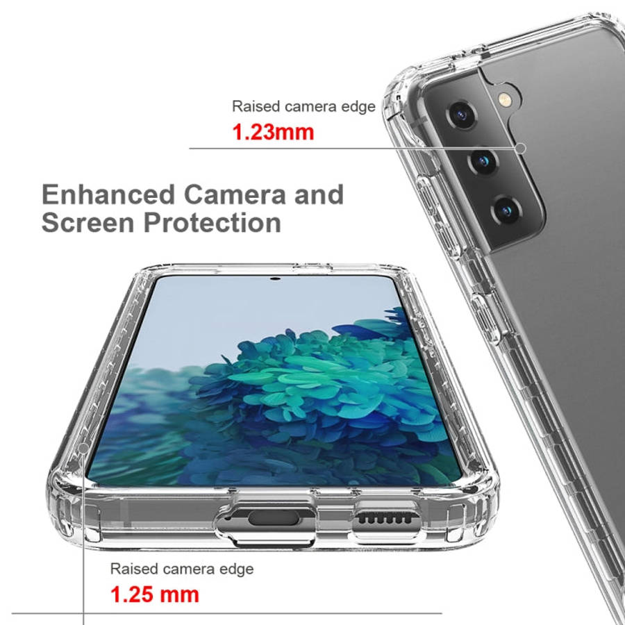 Shockproof  High Transparency Two-color Gradual Change PC+TPU Candy Colors Protective Case, For S...