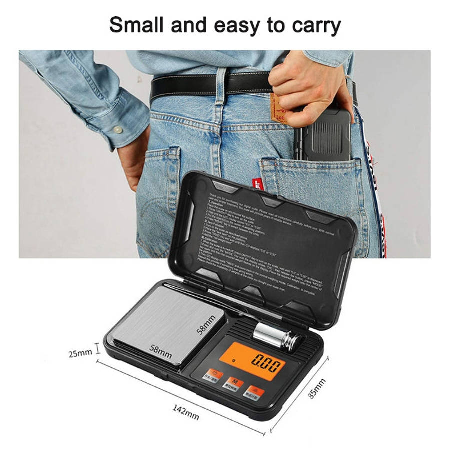 200g/0.01g High-Precision Portable Jewelry Scale  Mini Electronic Scale Precision Carat Electroni...