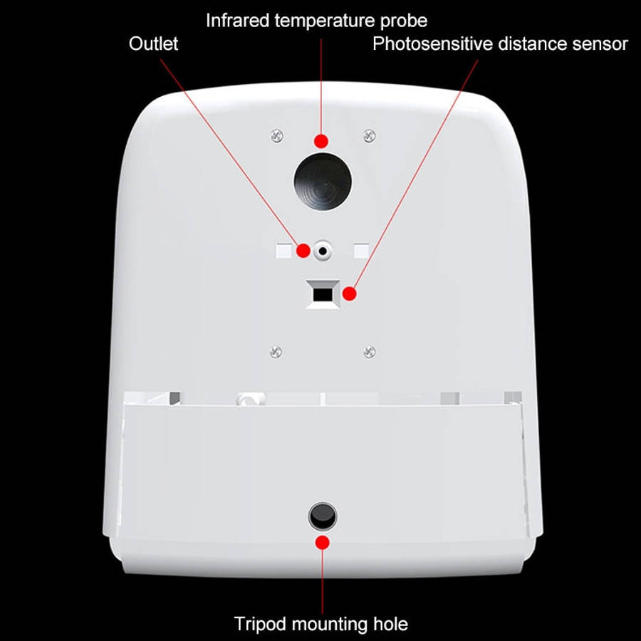 K9 Handsfree Non-contact Body Light-sensitive Distance Sensor Thermometer + 1000ml Automatic Non-...