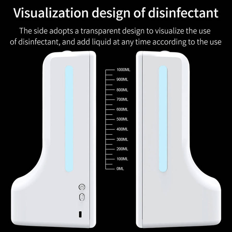K9 Handsfree Non-contact Body Light-sensitive Distance Sensor Thermometer + 1000ml Automatic Non-...