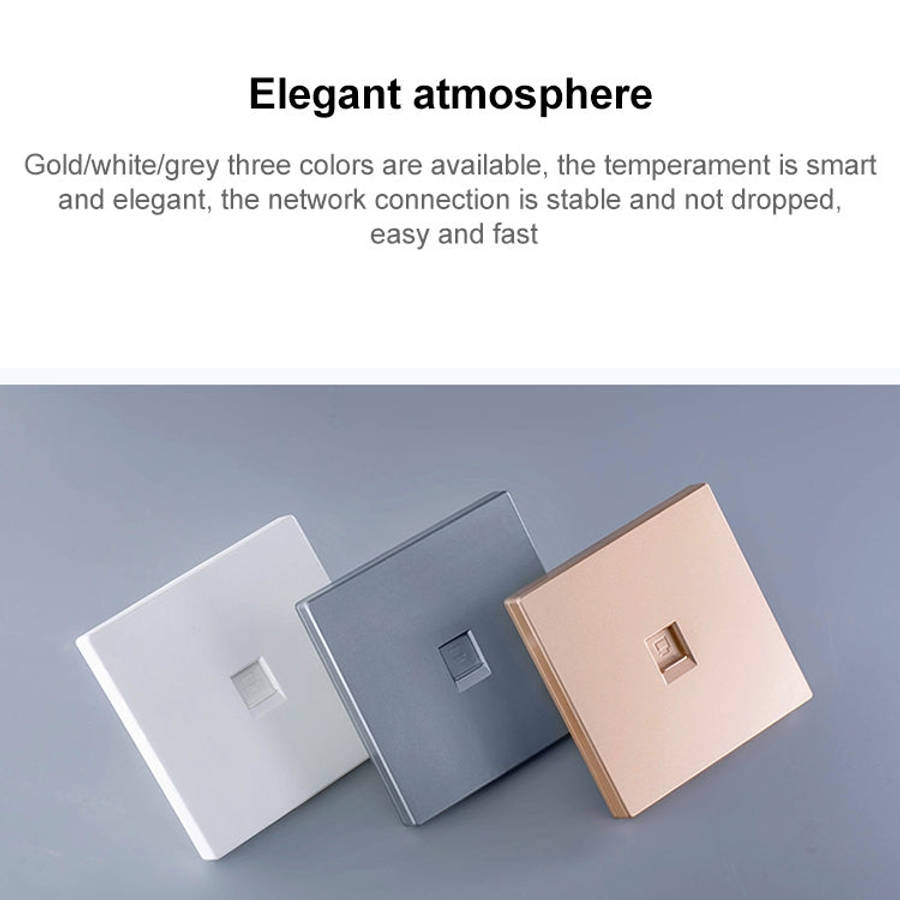 CAT.6 Shielded Pass-through Network Module, Dual Ports Panel + Shielded Pass-through, Dual Ports ...
