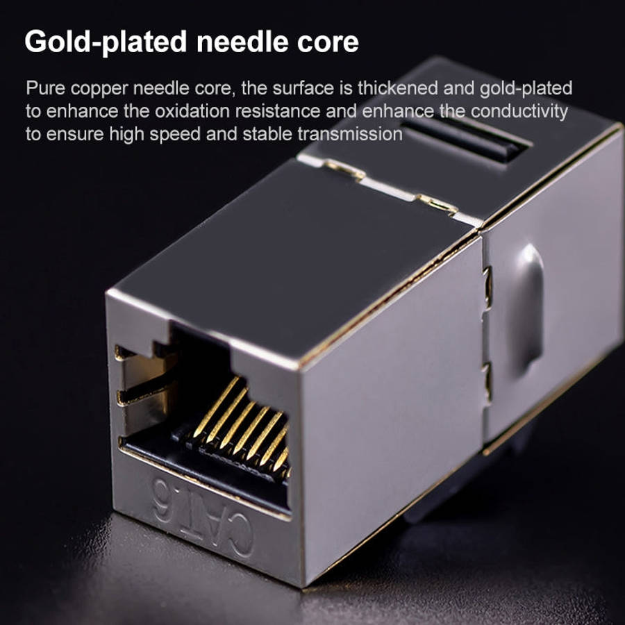 CAT.6 Shielded Pass-through Network Module, Dual Ports Panel + Shielded Pass-through, Dual Ports ...