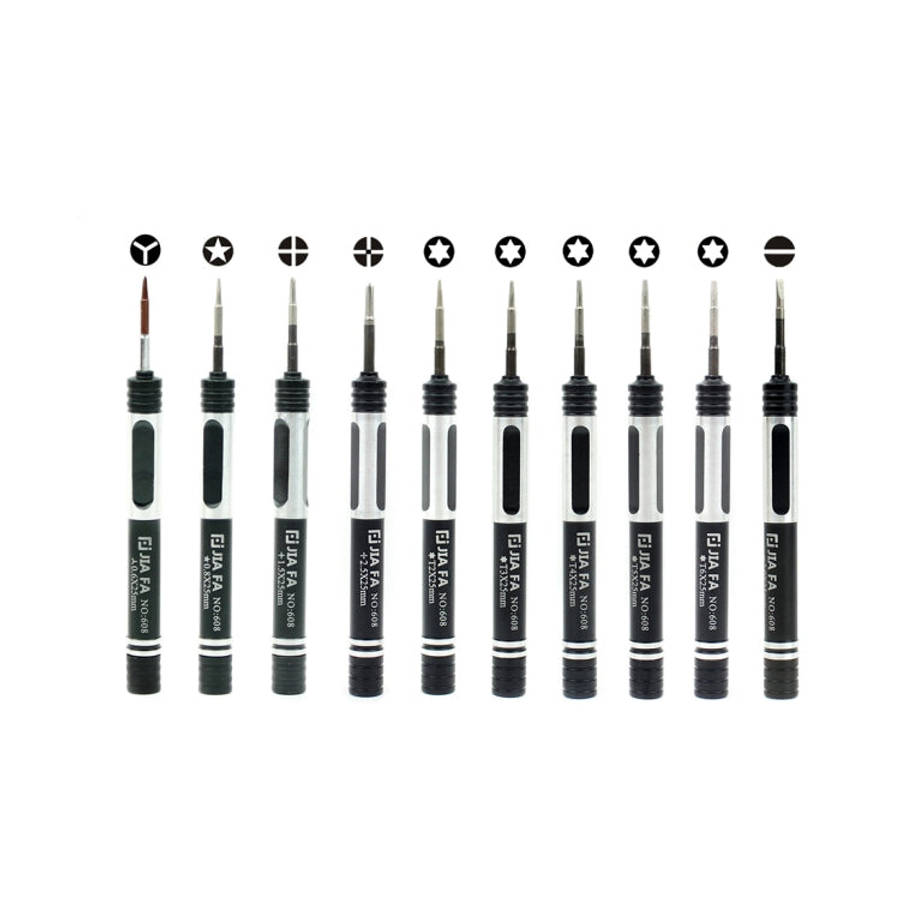 JF-8134 10 in 1 Multi-model Available Metal Mobile Phone Repair Tool Combination Screwdriver, JF-...