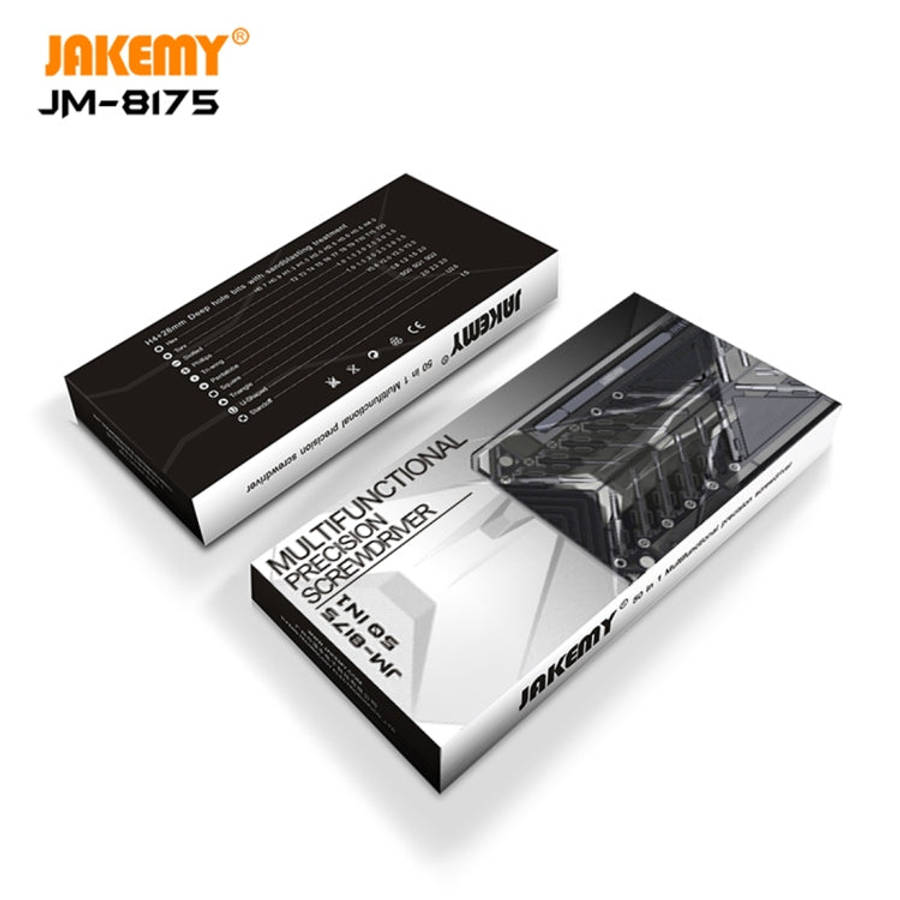 JAKEMY JM-8175 50 in 1 Double-sided Outer Box Multifunctional and Precision Screwdriver Tool Set,...