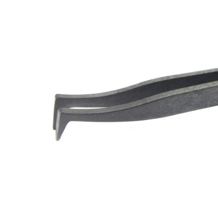 JF-S16 Anti-static Carbon Fiber Curved Tip Tweezers, JF-S16