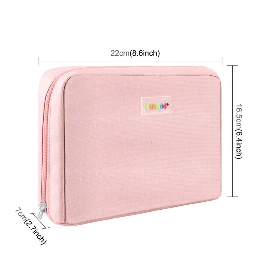 FunAdd Large-capacity Pencil Case Storage Organizer Canvas Cosmetic Bag, Size: 230 x 170 x 75mm, ...