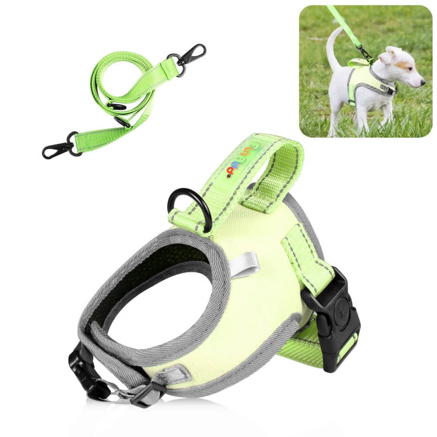 FunAdd Traction Rope Reflective Breathable Nylon Pet Vest Dog Harness, Size: S, Size: S