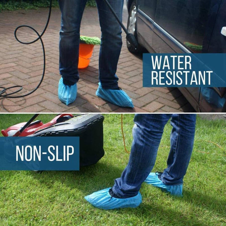 100 PCS Disposable Household T-shaped Shoe Cover, Shoe Cover