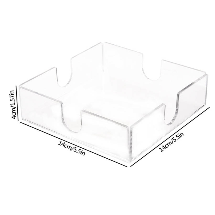 YX011 Transparent Acrylic Napkin Stand, YX011