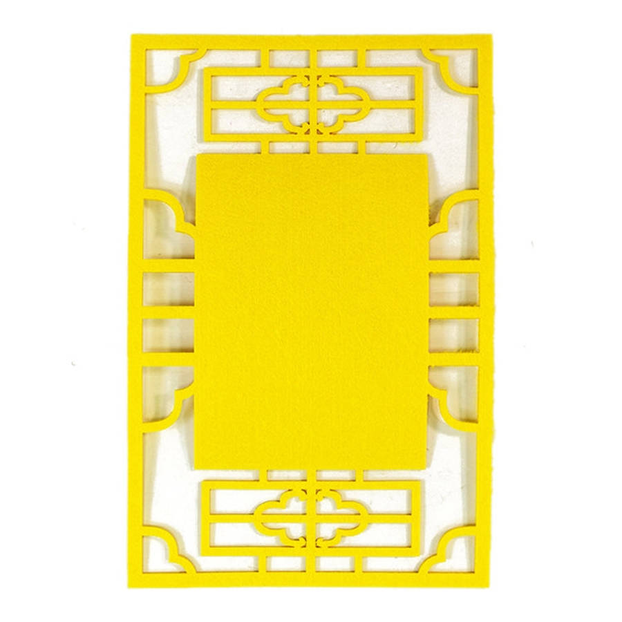 School Stereo Colorful Thick Non-woven Background Pad Decoration Materials, Size: 23.5x36cm