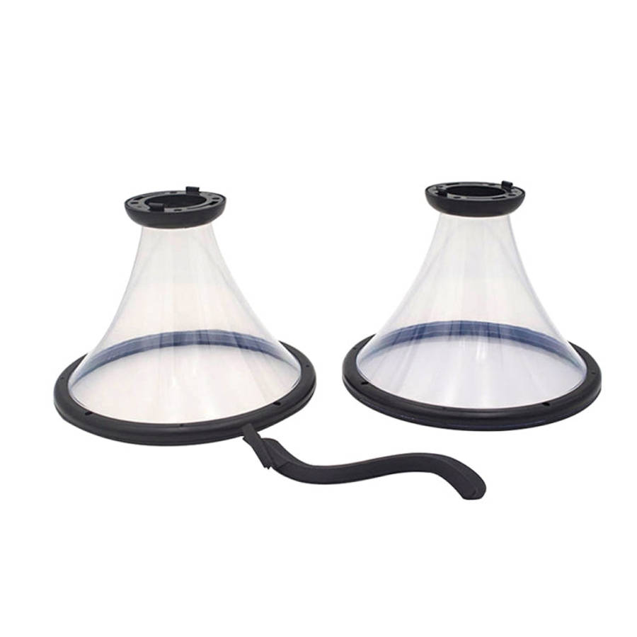 Vortex Bank Decompression Transparent Funnel Gravity Rotating Coin Storage Box, Funnel