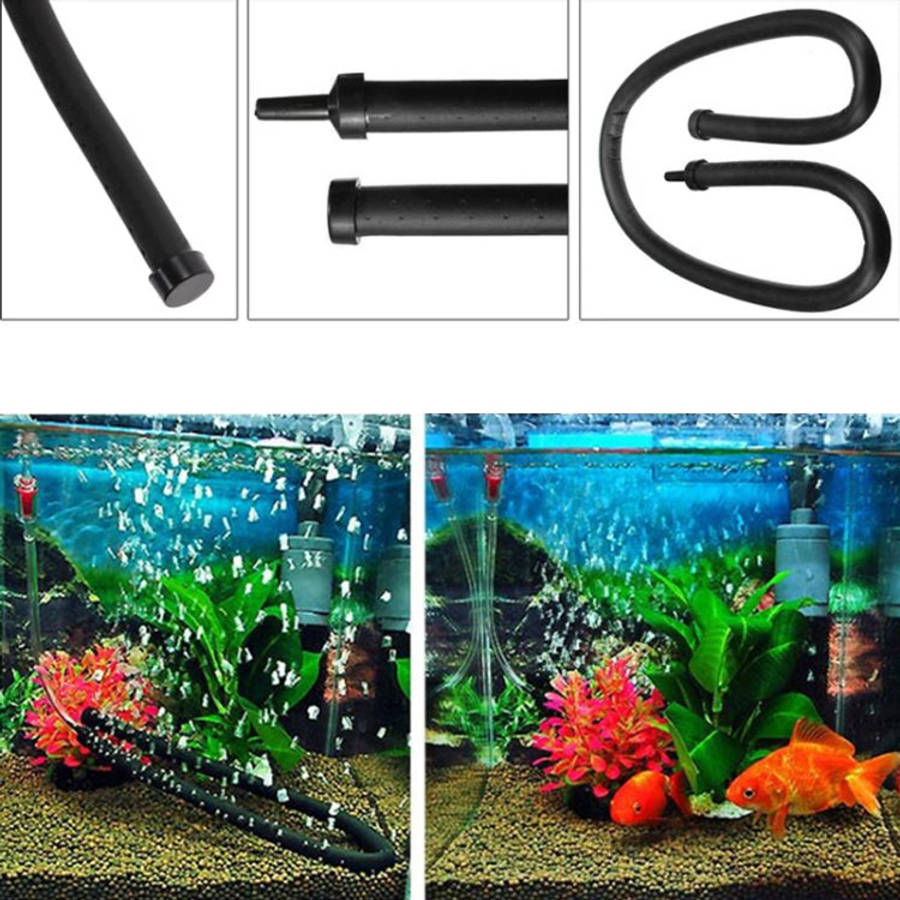 30cm Single Head Aquarium Pump Bubble Bar Hose Aquarium Accessories Air Oxygen Strip Diffuser for...