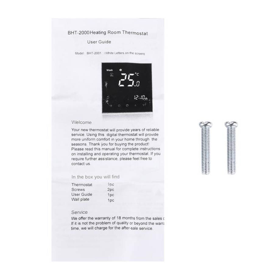 BAC-2000 Central Air Conditioning Type Touch LCD Digital 2-pipe Fan Coil Unit Room Thermostat, Di...