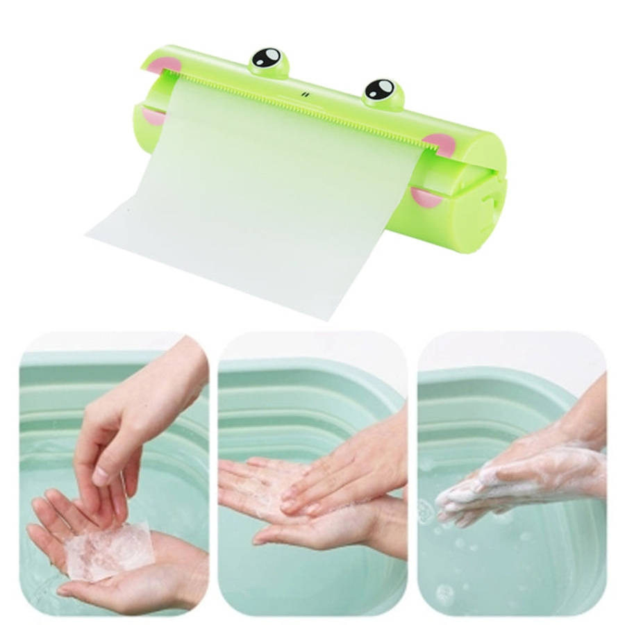1.2m Frog Pattern Hand Washing Convenient Scented Soap Sheets, Random Color Delivery Delivery, So...