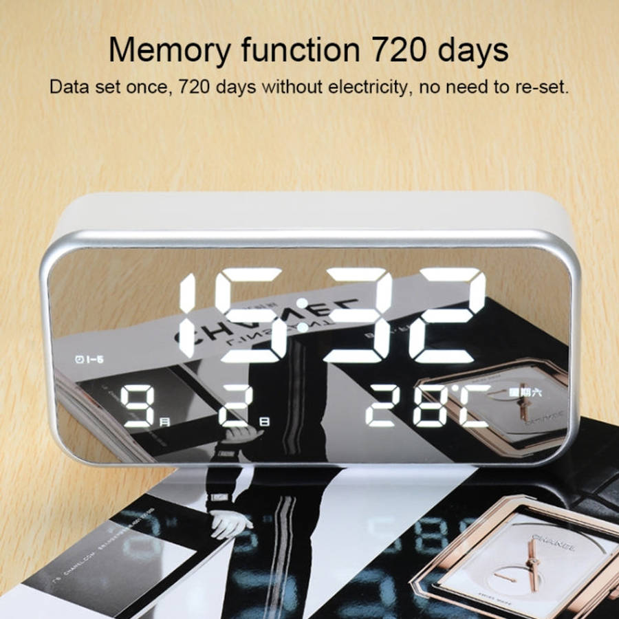 Multi-functional Large Screen LED Digital Music Alarm Clock with Time / Week / Temperature / Cale...