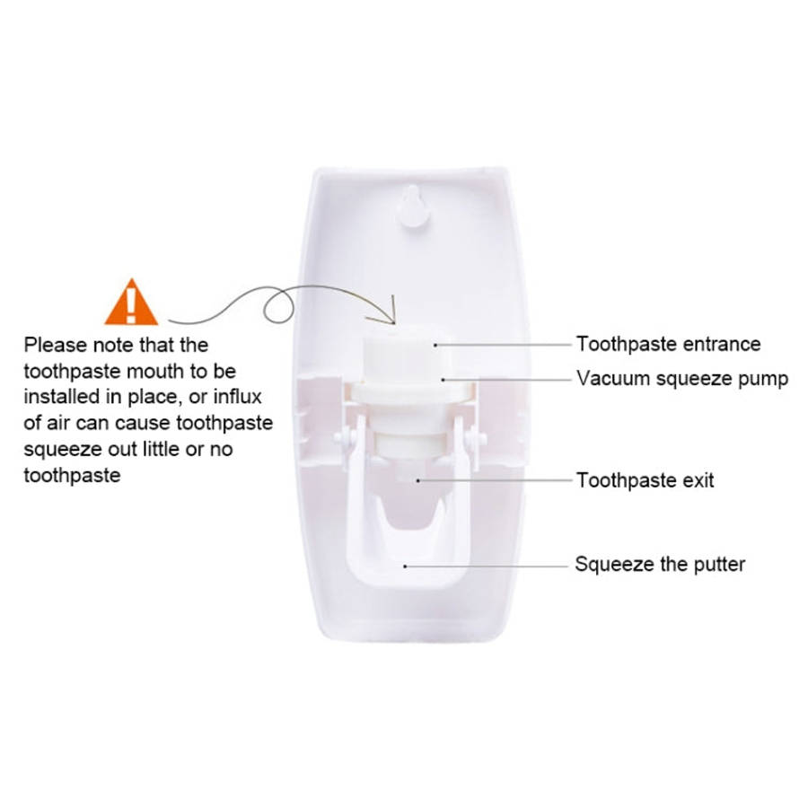 Automatic Toothpaste Dispenser Set with 5 Toothbrush Holder