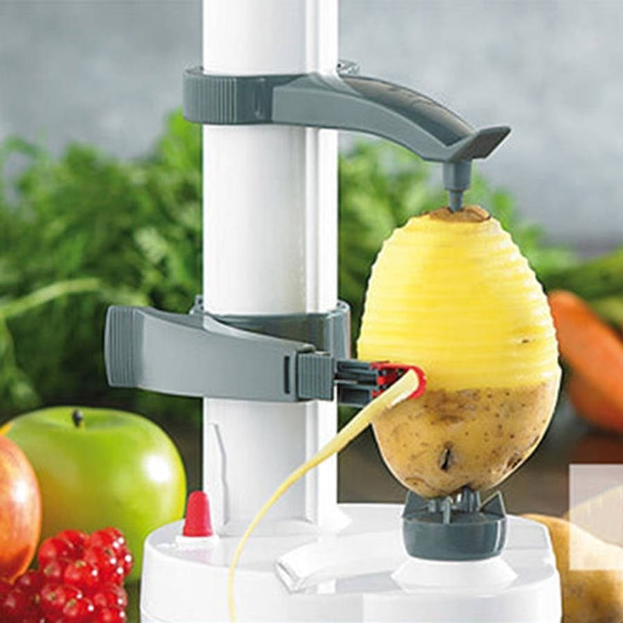 Multifunction Stainless Steel Electric Vegetables Fruit Peeler Automatic Peeling Machine, Dry Bat...
