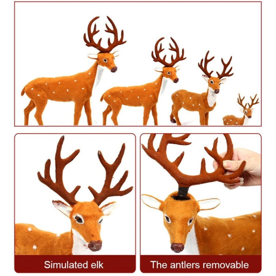 Christmas Simulation Deer Christmas Decoration, Size: 21*15.5*5.5cm, Size: 21*15.5*5.5cm