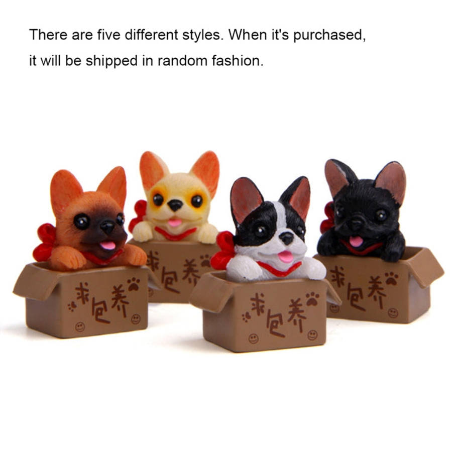 2 PCS Creative Home Decoration Bulldog Doll Ornament, Random Style, Bulldog Doll