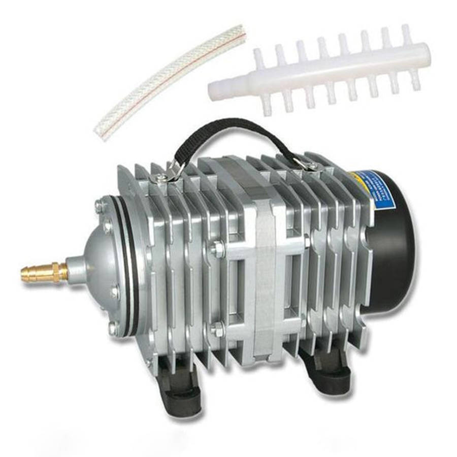 ACO-012 320W 143L/Min Electromagnetic Air Pump Compressor Seafood Fish Tank Increase Oxygen Air F...