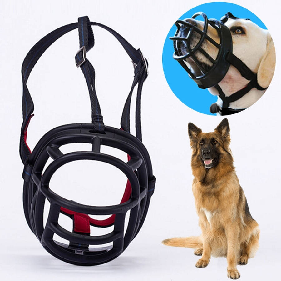 Dog Muzzle Prevent Biting Chewing and Barking Allows Drinking and Panting, Size: 11.2*10.7*14.3cm...