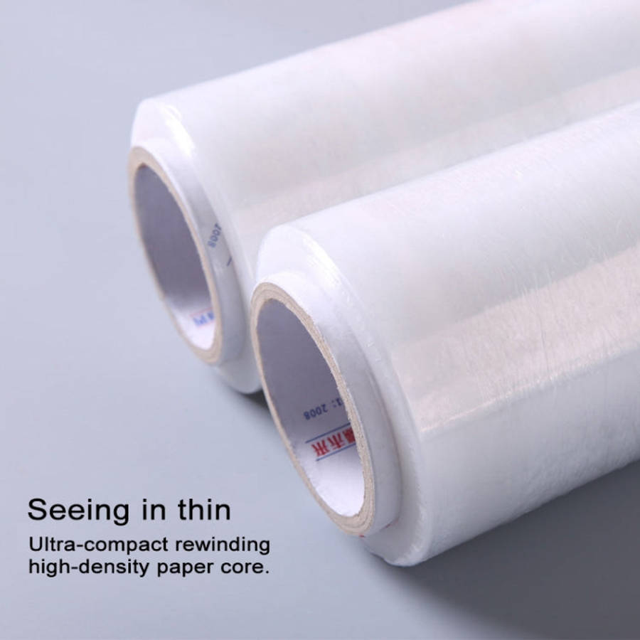 PE Transparent Stretch Wrap Film(Width: 15cm, Length: 220m), Width: 15cm, Length: 220m