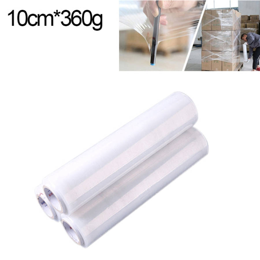 PE Transparent Stretch Wrap Film(Width: 10cm, Length: 220m), Width: 10cm, Length: 220m