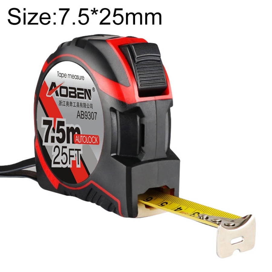 Aoben Retractable Ruler Measuring Tape Portable Pull Ruler Mini Tape Measure, Length: 7.5m Width:...