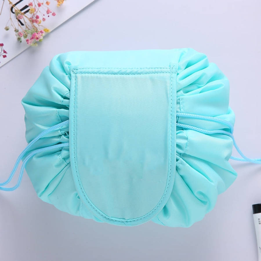 Travel Large Volume Drawstring Bag Cosmetic Sundries Storage Bag, Mint Green, Navy Blue, Red, Bla...