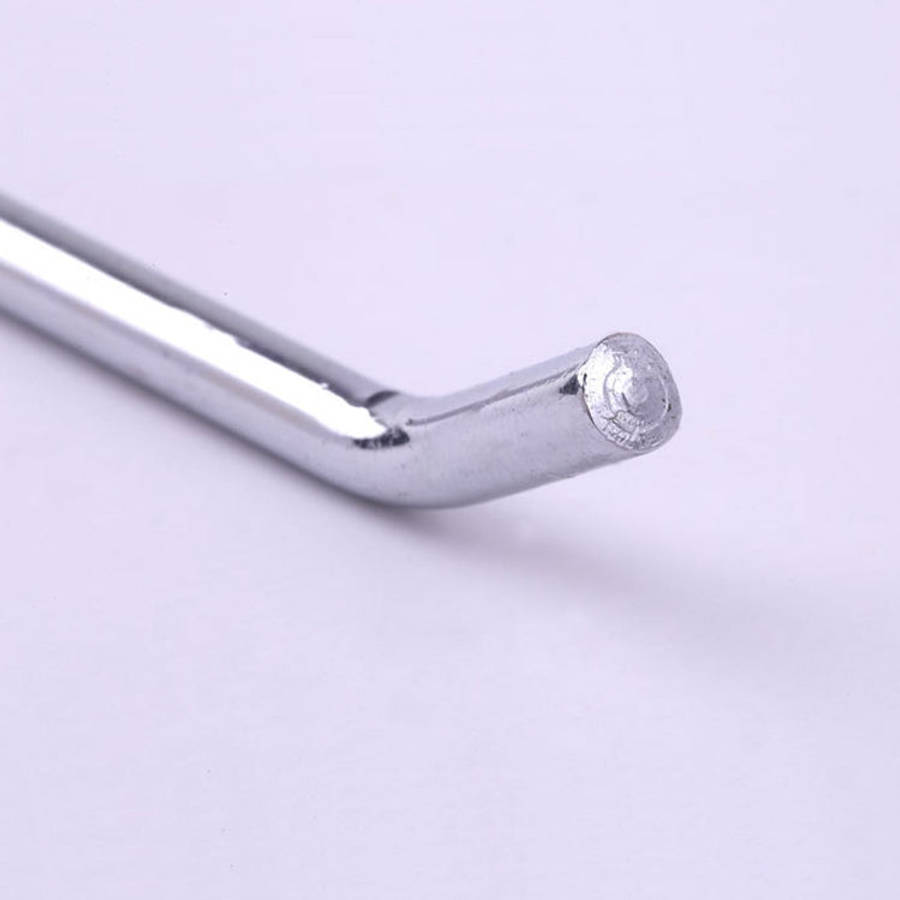 10pcs 3.5mm Supermarket Iron Grid Shelf Hook, Length: 10cm, 3.5mm  10cm