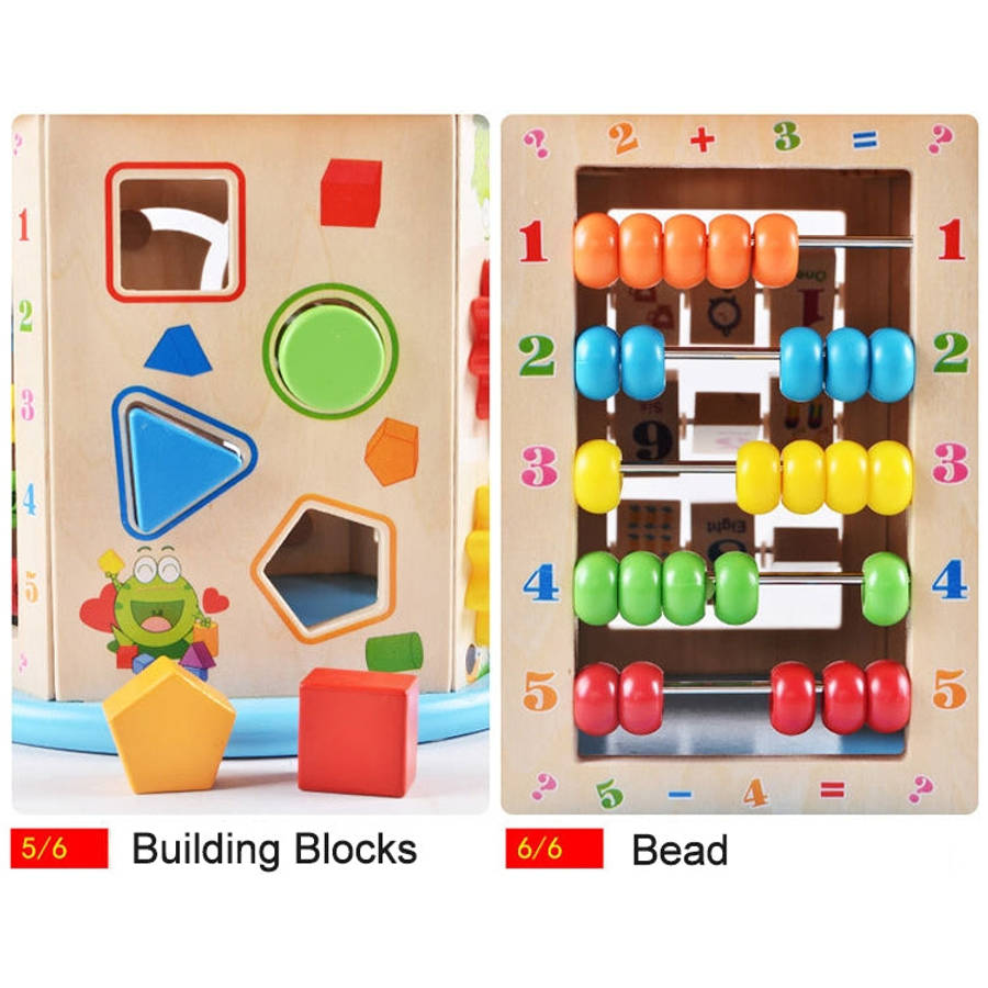 Multi-functional Wooden Gaming Treasure Box Toy, Multi-functional