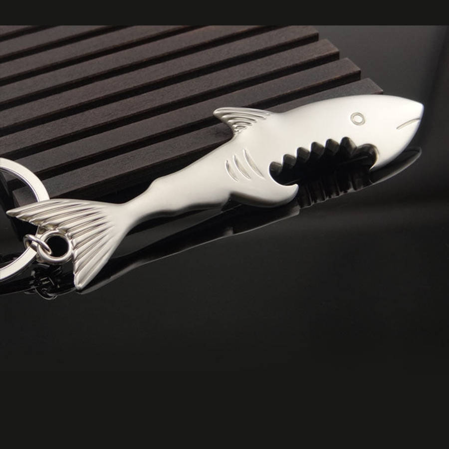 5 PCS Multi-function Shark Bottle Opener Key Chain Car Key Pendant, Size: 13.5x3cm, Shark shape