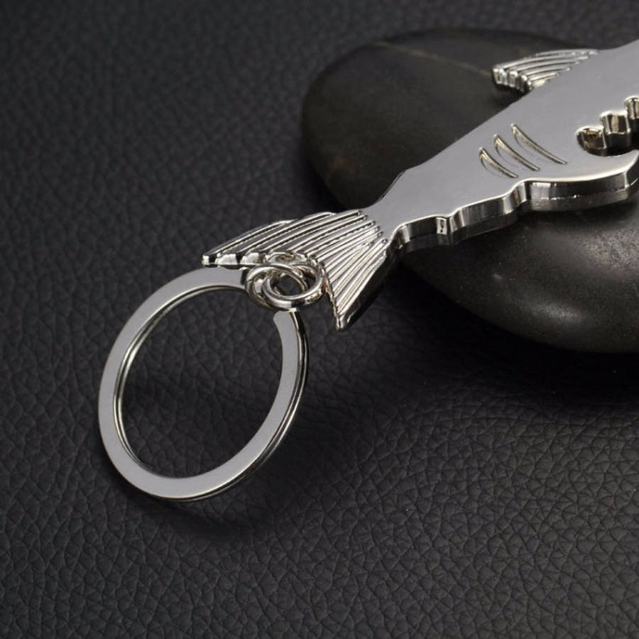 5 PCS Multi-function Shark Bottle Opener Key Chain Car Key Pendant, Size: 13.5x3cm, Shark shape