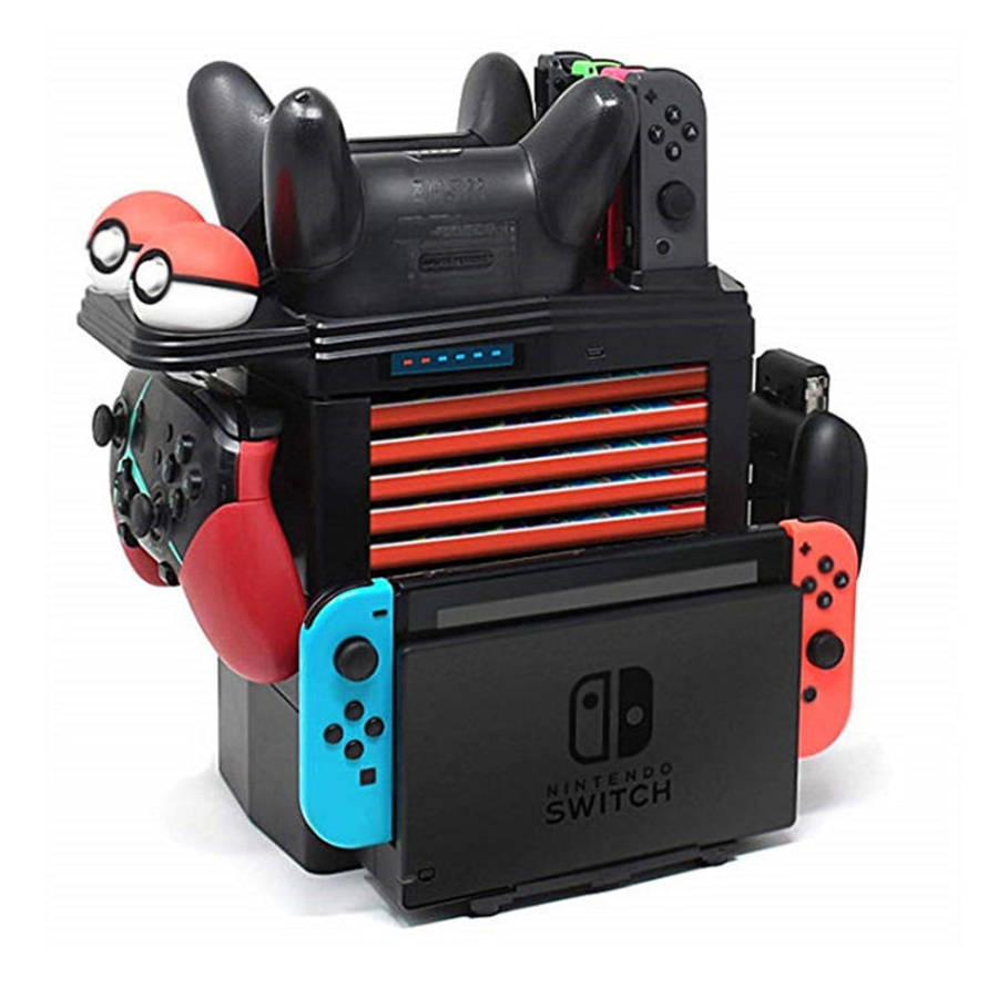 KJH Multi-function Bracket Handle Charging Base Receiving Frame for Nintendo Switch, KJH-SWITCH-27