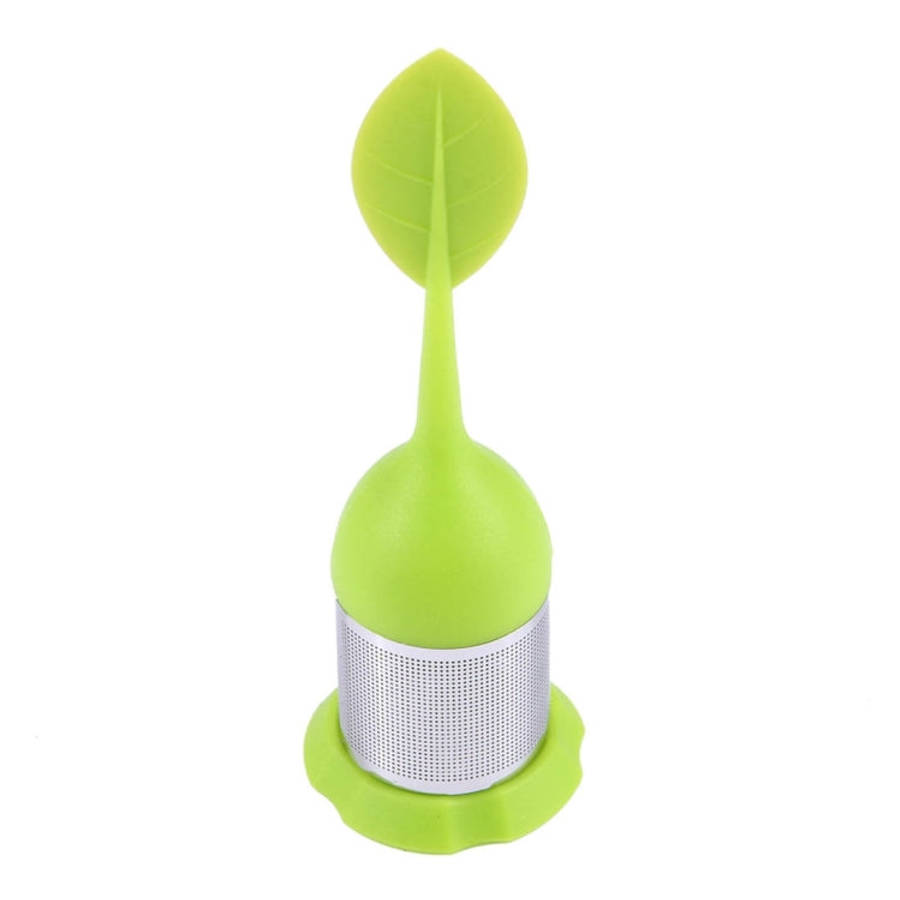 Food Grade Leaf Silicone Make Tea Bag Stainless Steel Tea Strainers, Random Color Delivery, Leaf ...