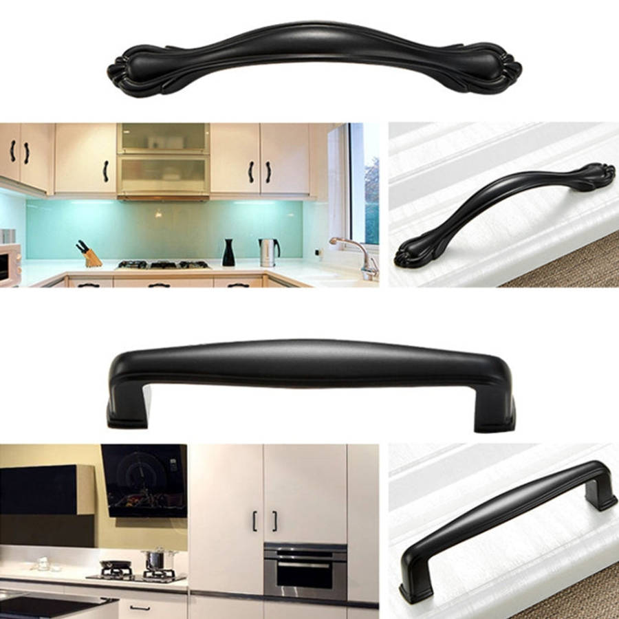 1052-64 Simple Cabinet Door Handle Drawer Wardrobe Zinc Alloy Handle, 1052-64